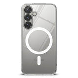 Magsafe Калъф за Samsung S25, Ringke Fusion Magnetic Case, Прозрачен (3)