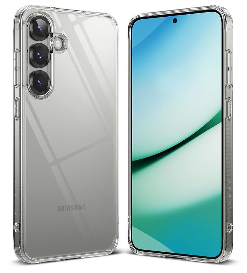 Противоударен Хибриден Калъф за Samsung S25, Ringke Fusion Case, Прозрачен (2)