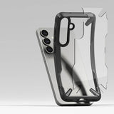 Противоударен Хибриден Калъф за Samsung S25 Plus, Ringke Fusion X Case, Черен (4)