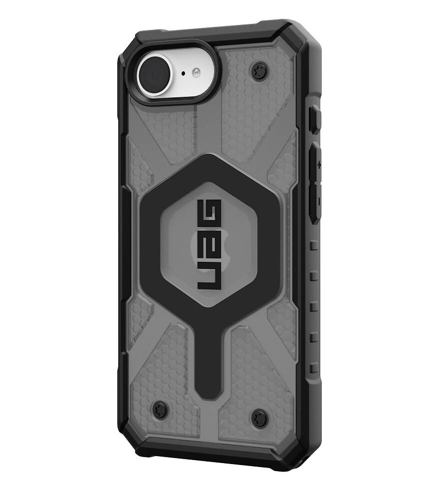 Magsafe Противоударен Калъф за iPhone 17e/ 16e, UAG Pathfinder Clear Case, Сив (3)