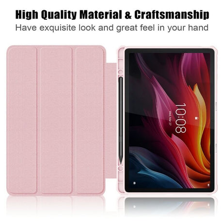 Калъф за Lenovo Tab K11 Plus 11.5", Rugged Hybrid Pen Case, Розов (3)