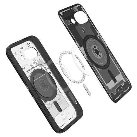 Хибриден Калъф за Google Pixel 9A, Spigen Zero One Ultra Hybrid Case, Черен (6)