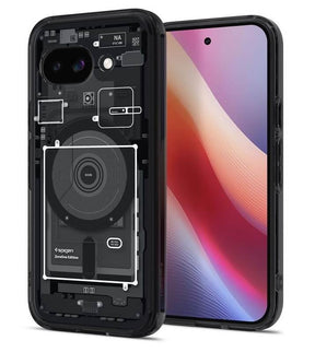 Хибриден Калъф за Google Pixel 9A, Spigen Zero One Ultra Hybrid Case, Черен