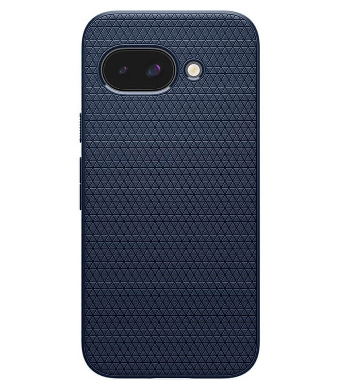 Противоударен Силиконов Калъф за Google Pixel 9A, Spigen Liquid Air Case, Син (2)