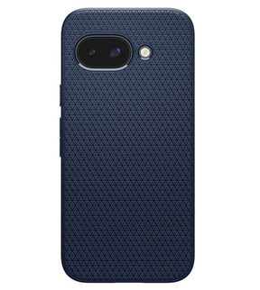 Противоударен Силиконов Калъф за Google Pixel 9A, Spigen Liquid Air Case, Син (2)