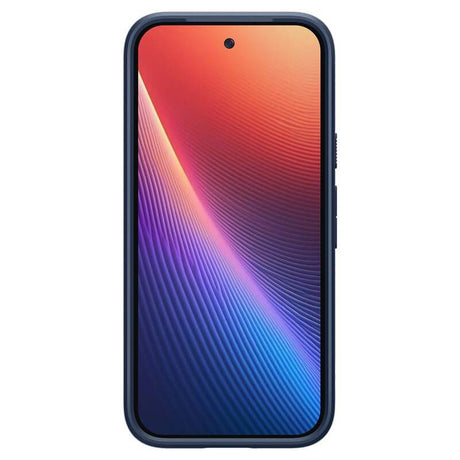 Противоударен Силиконов Калъф за Google Pixel 9A, Spigen Liquid Air Case, Син (3)