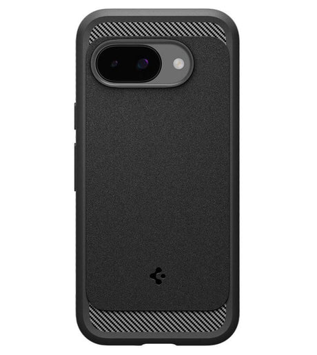 Magsafe Противоударен Калъф за Google Pixel 9A, Spigen Rugged Armor Magsafe Case, Черен