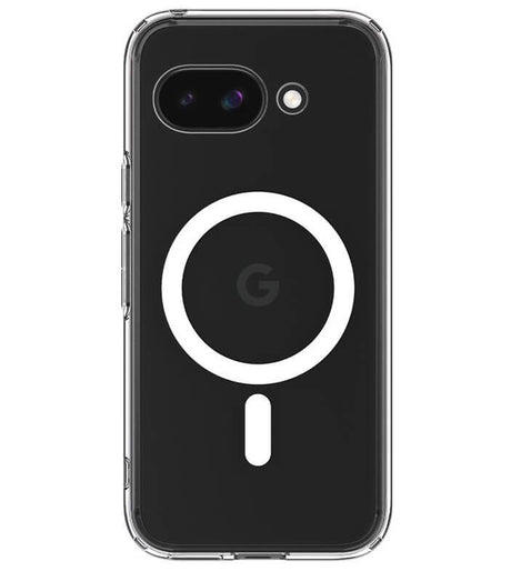 Magsafe Противоударен Калъф за Google Pixel 9A, Spigen Ultra Hybrid Case, Бял (2)