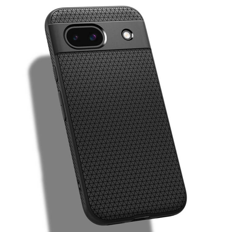 Противоударен Силиконов Калъф за Google Pixel 9A, Spigen Liquid Air Case, Черен (6)