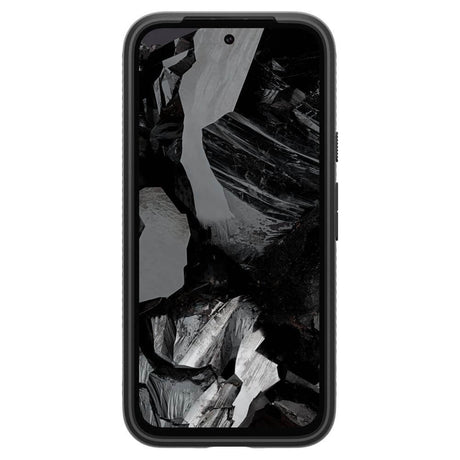 Противоударен Силиконов Калъф за Google Pixel 9A, Spigen Liquid Air Case, Черен (3)