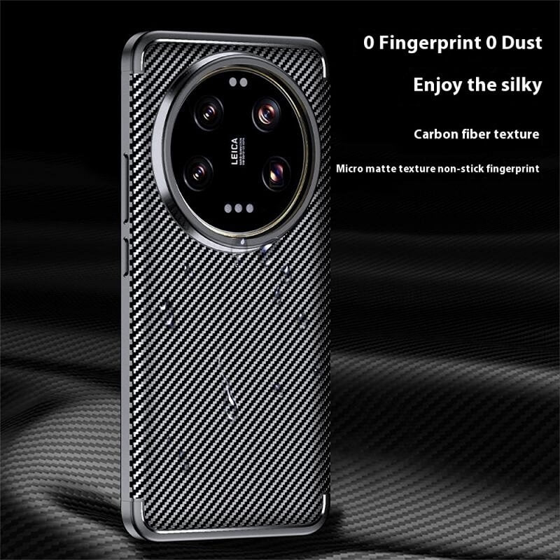 Силиконов Калъф за Xiaomi 15 Ultra, New Carbon Case, Черен (4)