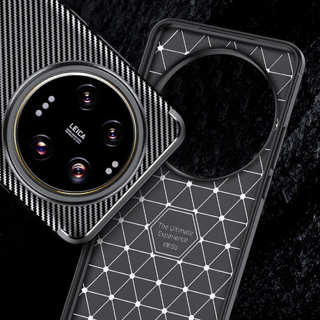 Силиконов Калъф за Xiaomi 15 Ultra, New Carbon Case, Черен (6)