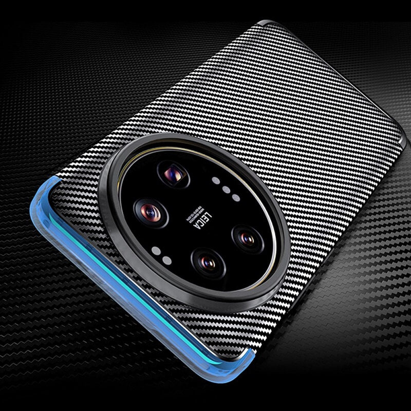 Силиконов Калъф за Xiaomi 15 Ultra, New Carbon Case, Черен (8)