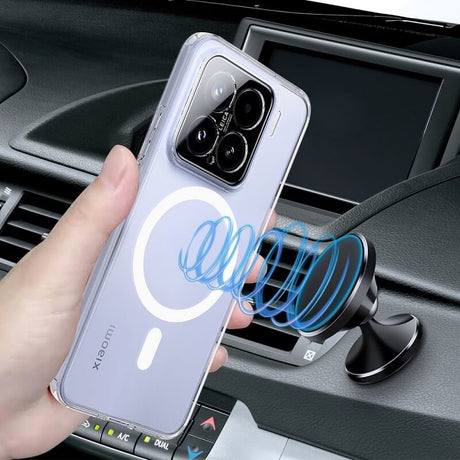 Magsafe Калъф за Xiaomi 15 Pro, Magnetic Acrylic Clear Case, Прозрачен (5)