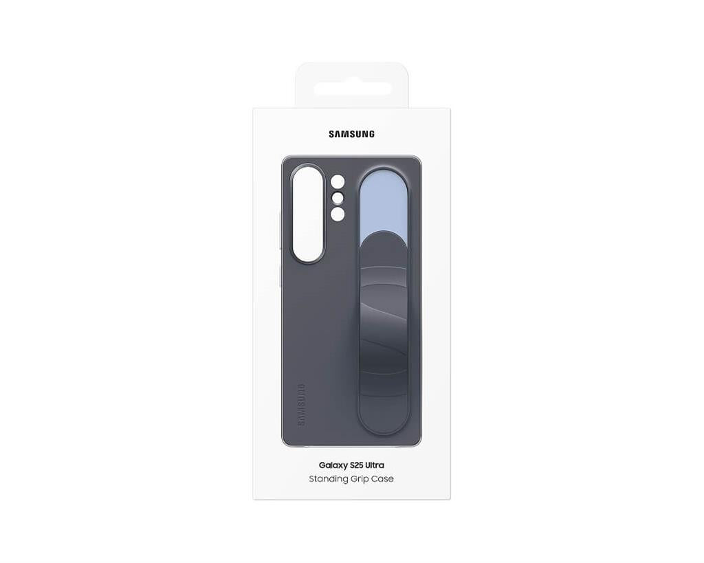 Оригинален Калъф с Държач за Samsung S25 Ultra, Standing Grip Case EF-GS938CBEGWW, Черен (7)