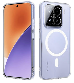Magsafe Калъф за Xiaomi 15, Magnetic Acrylic Clear Case, Прозрачен