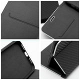 Луксозен Калъф за Xiaomi Redmi Note 14 4G, Luna Book Case, Черен (5)