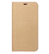 Луксозен Калъф за Xiaomi Redmi Note 14 4G, Luna Book Case, Златист