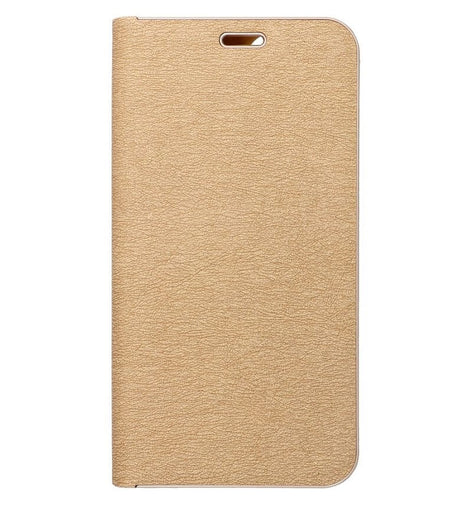 Луксозен Калъф за Xiaomi Redmi Note 14 4G, Luna Book Case, Златист