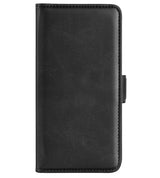 Кожен Калъф с Джобове за Xiaomi 15 Pro, Wallet Book Case, Черен