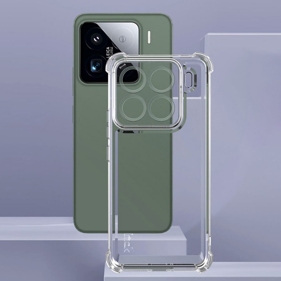 Противоударен Силиконов Калъф за Xiaomi 15 Pro, Imak Crystal Case UX-4, Прозрачен (4)