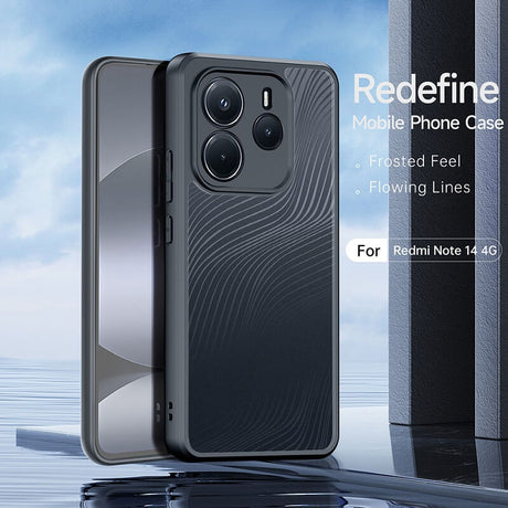 Елегантен Калъф за Xiaomi Redmi Note 14 4G, Dux Ducis Aimo Case, Черен (3)