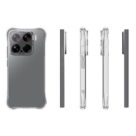 Противоударен Силиконов Калъф за Xiaomi 15, Shockproof Case, Прозрачен (5)