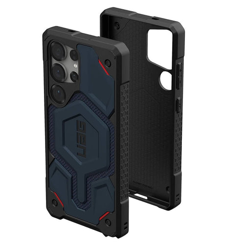 MagSafe Противоударен Калъф за Samsung S25 Ultra, UAG Monarch Pro Kevlar Case, Син (2)
