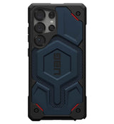 MagSafe Противоударен Калъф за Samsung S25 Ultra, UAG Monarch Pro Kevlar Case, Син