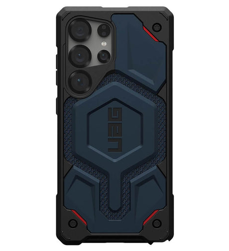 MagSafe Противоударен Калъф за Samsung S25 Ultra, UAG Monarch Pro Kevlar Case, Син