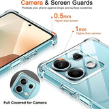 Противоударен Силиконов Калъф за Xiaomi 15 Pro, Shockproof Case, Прозрачен (5)