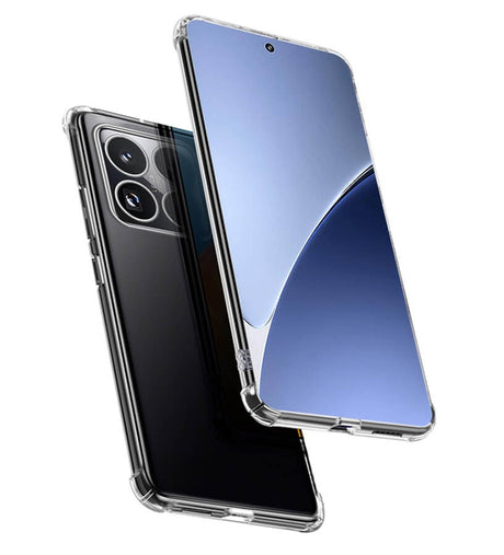 Противоударен Силиконов Калъф за Xiaomi 15 Pro, Shockproof Case, Прозрачен