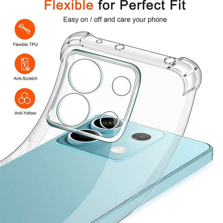 Противоударен Силиконов Калъф за Xiaomi 15 Pro, Shockproof Case, Прозрачен (4)