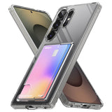 Калъф с Джоб за Карти за Samsung S25 Ultra, Ringke Fusion Card Case, Прозрачен (2)