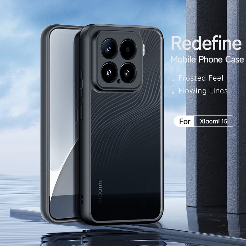 Елегантен Калъф за Xiaomi 15, Dux Ducis Aimo Case, Черен (3)
