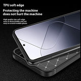 Силиконов Калъф за Xiaomi 15 Pro, New Carbon Case, Черен (4)