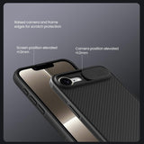 Калъф с Плъзгач за Камера за iPhone 17e/ 16e, Nillkin CamShield Pro Case, Черен (10)