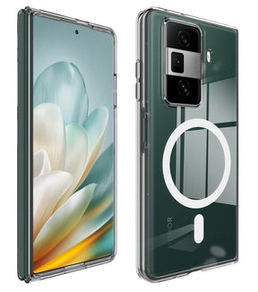 Magsafe Калъф за Honor Magic Vs3, Magnetic Acrylic Clear Case, Прозрачен