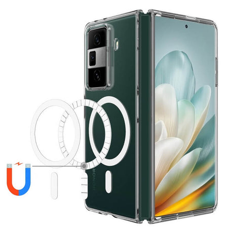 Magsafe Калъф за Honor Magic Vs3, Magnetic Acrylic Clear Case, Прозрачен (2)