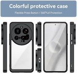 Противоударен Калъф за Xiaomi 15 Ultra, Acrylic Case, Черен (2)