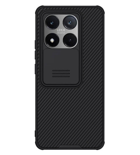Калъф с Плъзгач за Камера за Xiaomi 14T Pro, Nillkin CamShield Pro Case, Черен
