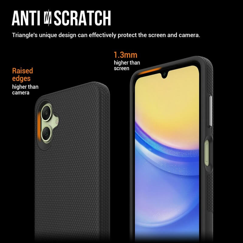 Противоударен Калъф за Samsung A06, Four Corner Case, Черен (5)