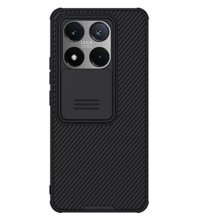 Калъф с Плъзгач за Камера за Xiaomi 14T, Nillkin CamShield Pro Case, Черен