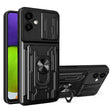 Калъф с Предпазител за Камера и Стойка за Samsung A06, Kickstand Pro Case, Черен