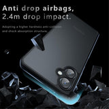 Матов Калъф за Samsung A06, Shockproof Case, Черен (4)