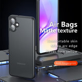 Матов Калъф за Samsung A06, Shockproof Case, Черен (3)