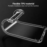 Противоударен Силиконов Калъф за Samsung A06, Anti-drop Case, Прозрачен (7)