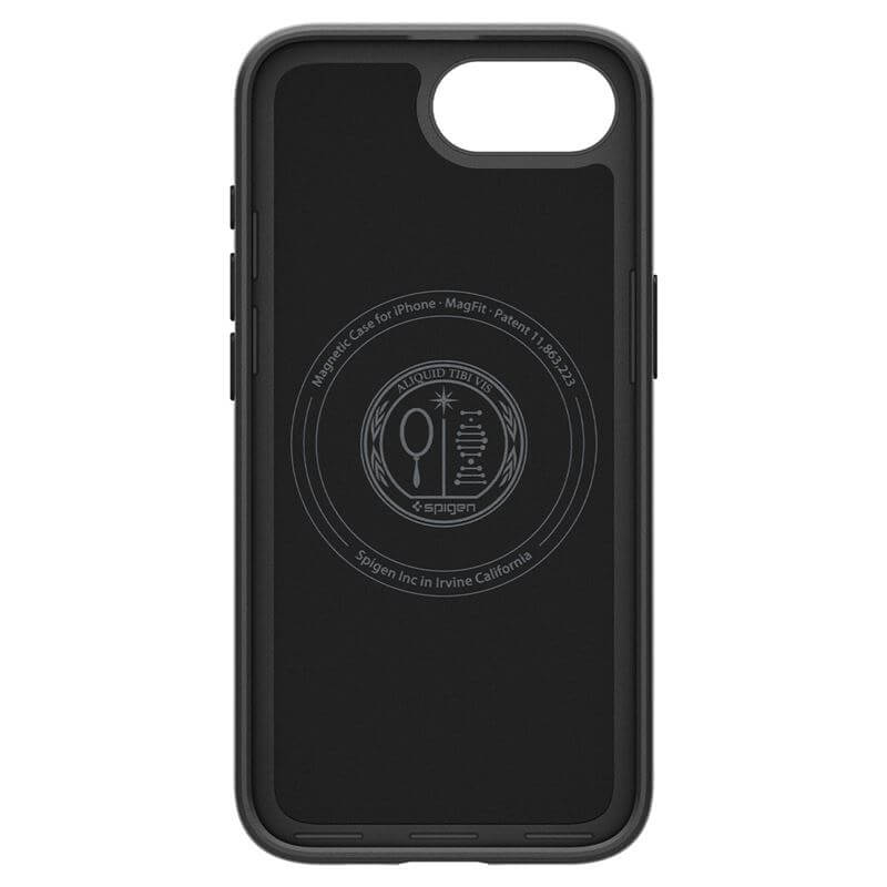 Magsafe Калъф за iPhone 17e/ 16e, Spigen Thin Fit Case, Черен (3)