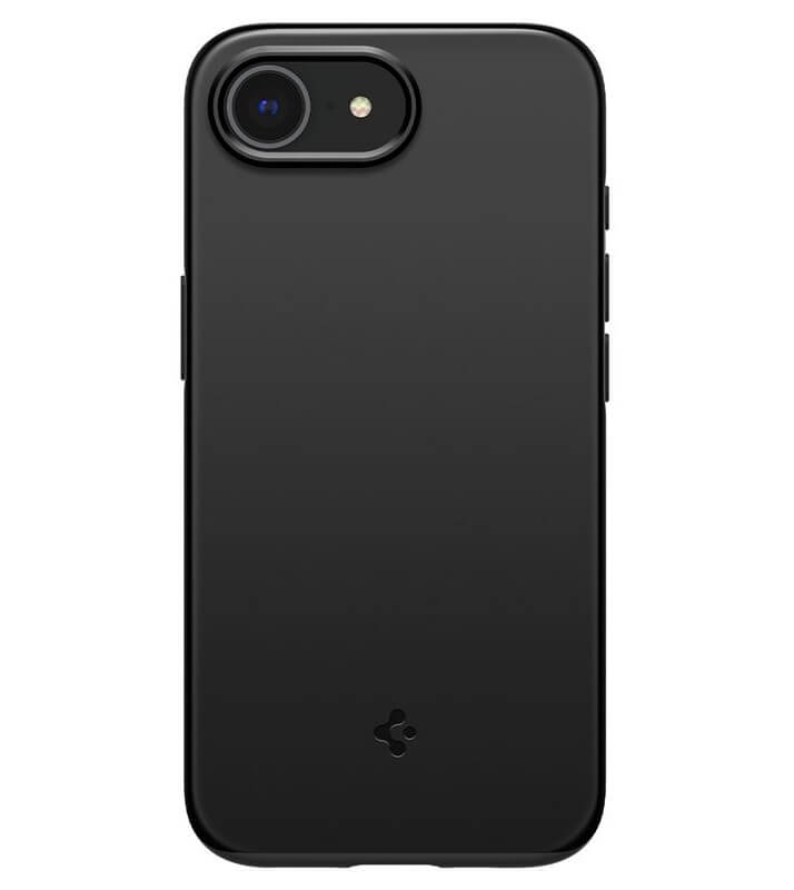 Magsafe Калъф за iPhone 17e/ 16e, Spigen Thin Fit Case, Черен