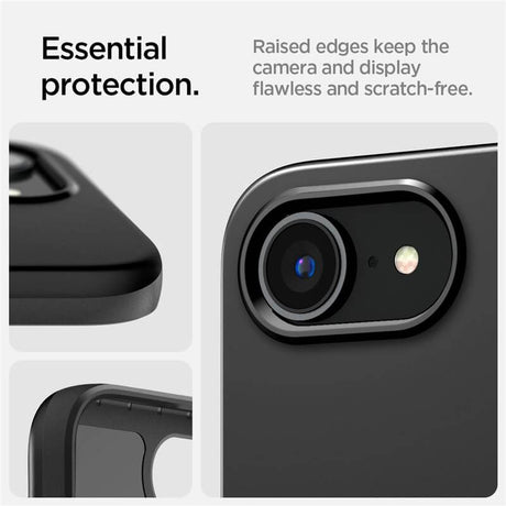 Magsafe Калъф за iPhone 17e/ 16e, Spigen Thin Fit Case, Черен (8)